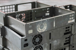 Audio,Amplifier,Enclosures,At,A,Factory,For,The,Production,Of